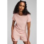 Puma HER Tee Pudra Kadın Kısa Kol T-Shirt - XS - Pembe