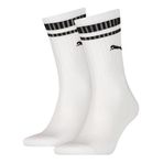 Puma Heritage Stripe Beyaz Erkek 2'li Çorap