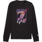 Puma Hoopstel Ls Tee 632903-01 Tişört Erkek T-Shirt - XL - Siyah