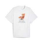 PUMA HoopTOPIA HoopTOPIAN Health Erkek Tişört, PUMA White, L