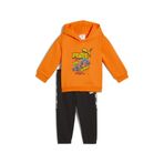 PUMA Hot Wheels Bebek Kapüşonlu Eşofman Takımı, 9-12, 4069157488563, Turuncu, üniseks-bebek