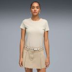 Puma Kadın Bej Puma Ess Elevated Tee Tk W Bej Kadın T-Shirt - XL