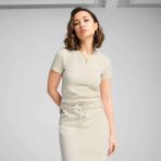 Puma Kadın Bej Puma Wardrobe Ess Slim Tee Bej Kadın T-Shirt