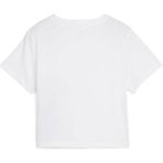 Puma Kadın Beyaz Puma W Floral Rıbbon Graphıc Tee Beyaz Kadın T-Shirt