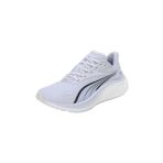 PUMA Kadın Electrify Nitro 4 Wn sokak koşu ayakkabısı, Soğuk Hava Beyaz Siyah Mavi, 40.5 EU