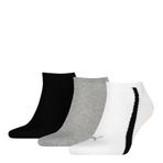 PUMA Kadın Erkek Lifestyle Spor Ayakkabı Çorabı 12 Çift, -002 Beyaz/Gri/Siyah, 35-38