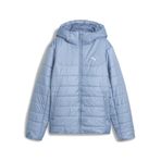 PUMA Kadın ESS Hooded Padded Jacket Mont Cool Blue L