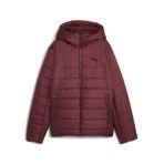 PUMA Kadın ESS Hooded Padded Jacket Mont Ruby Shimmer L