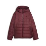 PUMA Kadın ESS Hooded Padded Jacket Mont Ruby Shimmer S
