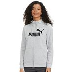 PUMA Kadın ESS logolu tam fermuarlı Ho kazak