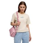 PUMA Kadın ESS NATURE 2.0 Relaxed Tee T-shirt Alpine Snow XS