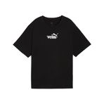 PUMA Kadın ESS NATURE 2.0 Relaxed Tee T-shirt PUMA Black S