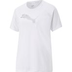 Puma Kadın Evostripe Tee T-Shirt Beyaz Nefes Alabilir Kumaş ile Şık Tasarım 84707002