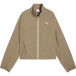 Puma Kadın Geniş Kesim Ceket Uzun Kollu ve Fermuarlı, Dış Mekan Aktiviteleri için Şık Tasarım - XS - Bej