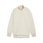 PUMA Kadın HER Half-Zip Winterized Crew Sweatshirt Alpine Snow S
