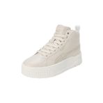 Puma Kadın Karmen II Mid Animal Fever Sneaker, Alp Kar-Çöl Tozu, 37 EU