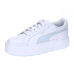 PUMA Kadın Karmen, L Bot Ayakkabısı, White Dewdrop Silver Blue Metallic, 38.5 EU