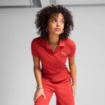 Puma Kadın Kırmızı Puma Premıum Ess Polo Kırmızı Kadın Polo T-Shirt