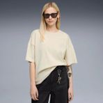 Puma Kadın Krem Puma Her Oversized Tee Krem Kadın T-Shirt - XS