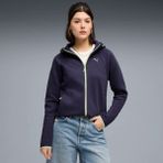 Puma Kadın Lacivert Puma Evostrıpe Full-Zip Hoodie Dk Lacivert Kadın Kapüşonlu Sweatshirt