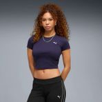 Puma Kadın Mor Puma Wardrobe Ess Baby Tee Mor Kadın T-Shirt
