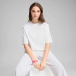 Puma Kadın Puma Dare To Oversized Tee Beyaz Kadın T-Shirt - XL
