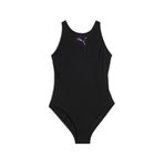 PUMA Kadın Raceback Bikini Üstü, Siyah, M