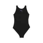 PUMA Kadın Raceback Bikini Üstü, Siyah, M