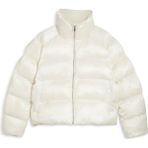 Puma Kadın Shiny Puffer Jacket Uzun Kol Midi Kesim Ceket Rahat Tasarım - Beyaz
