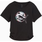Puma Kadın Siyah Puma Tropıcal Aop Tee Short Siyah Kadın T-Shirt