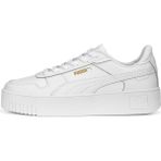 Puma Kadın Spor Ayakkabı Deri Hafif Günlük Kullanım İçin Beyaz Tabanlı Konforlu Sneaker