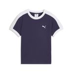 PUMA Kadın T7 Slim T-Shirt, Derin Erik Mor, L