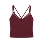 PUMA Kadın W PUMA SHAPE STRAPPY TANK Atlet Ruby Shimmer S