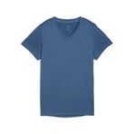 PUMA Kadın W TAD ESSENTIAL VNECK Tee T-shirt Dark Indigo S