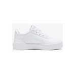 Puma Kadınlar için Carina 3.0 Holo 2.0 Ps Beyaz Sneaker Düz Taban ve Tekstil Malzeme ile Rahatlık