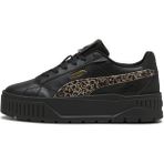 Puma Karmen II Low Bot Siyah Kadın Spor Ayakkabı Leopar Desenli Kauçuk Taban Yapısı 402645