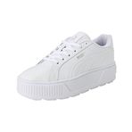 Puma Karmen L Women's Trainers White Silver Kadın Spor Ayakkabı