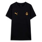 PUMA Kids GALATASARAY FtblESSENTIALS Genç Tişört, PUMA Black, 9-10Y