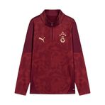 PUMA Kids GALATASARAY Genç Antrenman Fermuarlı Üst, Team Regal Red, 7-8Y