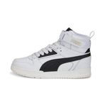 PUMA Kids Rebound Game Genç Ayakkabısı (PUMA Kids White-PUMA Kids Black-PUMA Kids Tea / 4)