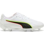 Puma Kıng 20 Play Fg/ag Jr Çocuk Futbol Ayakkabısı 108735-01 - Beyaz