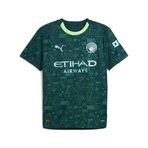 PUMA Manchester City 4. Forma 2025/26 Sezon – Replika – Erkek – Green Terrain, Yeşil Arazi, L