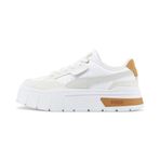 PUMA Mayze Stack Luxe Kadın Sneaker (PUMA White-Frosted Ivory / 6)
