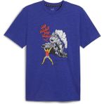 Puma Mens No Train No Gain Tee Erkek T-shirt-mavi