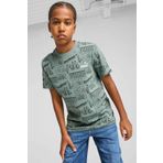 Puma MID90S AOP Tee B Yeşil Kısa Kollu Erkek Çocuk T-shirt