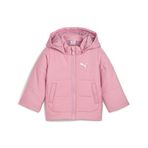 PUMA MINICATS Kapüşonlu Bebek Montu, Poised Pink, 12-18M