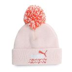 Puma Mixmatch Pom Pom Youth Beanie Unisex Çocuk Bere, Frosty Pink-AOP, Tek Beden