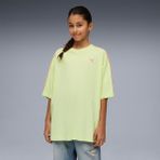 Puma Oversized Graphic Kız Çocuk Yeşil Tişört - 15-16 Yaş