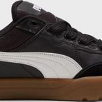 Puma Park Lifestyle SK8 Deri Karışımlı Süet Detaylı Sneaker Erkek Ayakkabı 40049702 SİYAH-BEYAZ