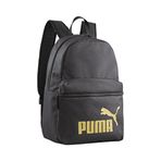 Puma Phase Sırt Çantası Siyah Gold Standart